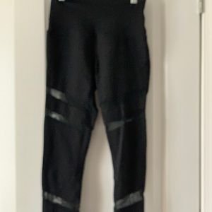 Zella black high waisted leggings xs